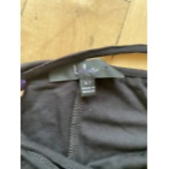 Lulu's BNWOT womens "Show me your attitude" black bodysuit one-shoulder - Picture 4 of 7